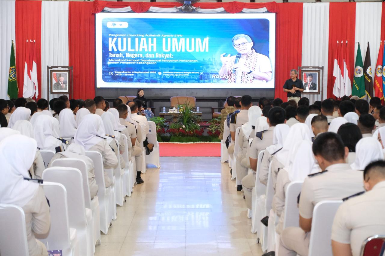 Tak Sekadar Ilmu Pertanahan, Rocky Gerung Nilai Taruna/i Politeknik Agraria STPN Belajar Banyak Disiplin Ilmu
